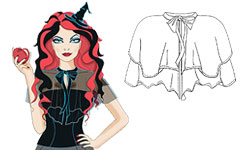 Wicked Witch Capelet