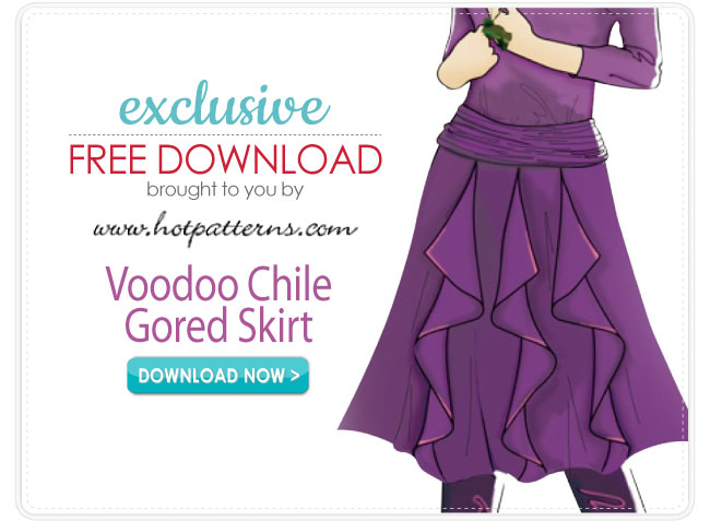 Voodoo Chile Gored Skirt Pattern Download